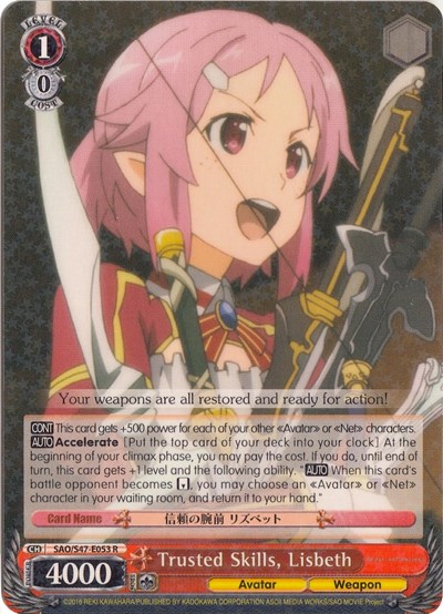 Trusted Skills, Lisbeth SAO/S47-E053 R