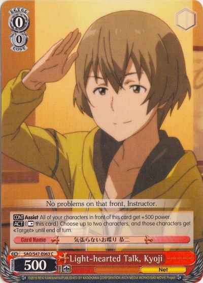 Light-hearted Talk, Kyoji SAO/S47-E063 C