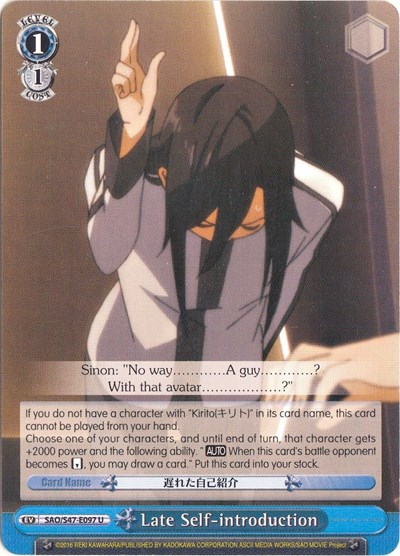 Late Self-introduction SAO/S47-E097 U