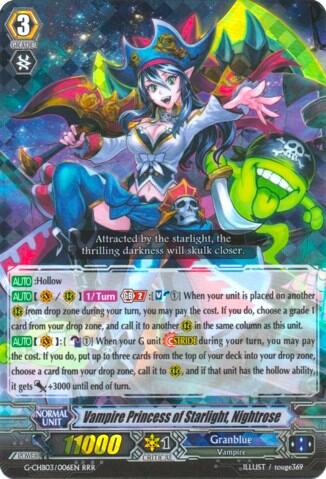 Vampire Princess of Starlight, Nightrose [G Format] G-CHB03/006EN