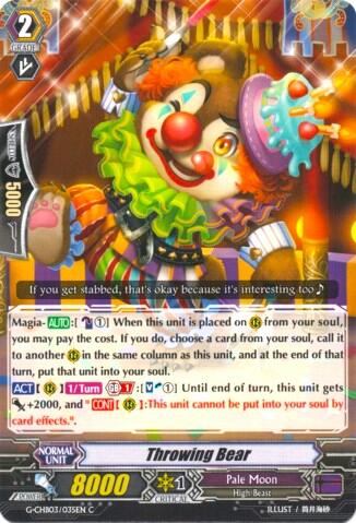Throwing Bear [G Format] G-CHB03/035EN