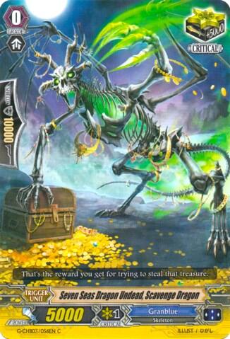 Seven Seas Dragon Undead, Scavenge Dragon [G Format] G-CHB03/056EN