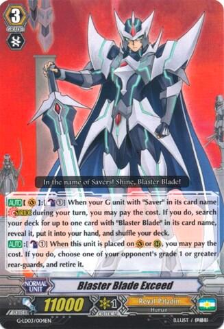 Blaster Blade Exceed [G Format] G-LD03/004EN