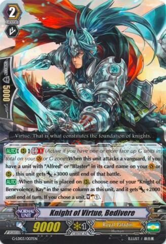 Knight of Virtue, Bedivere [G Format] G-LD03/007EN