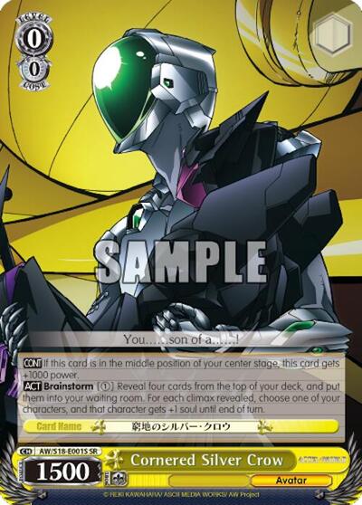 Cornered Silver Crow AW/S18-E001S SR