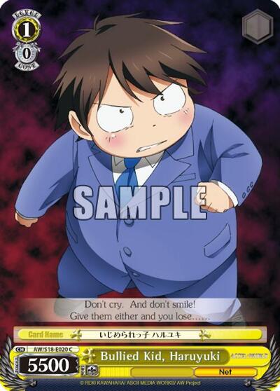 Bullied Kid, Haruyuki AW/S18-E020 C