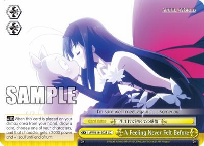 A Feeling Never Felt Before AW/S18-E028 CC