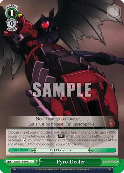 Pyro Dealer AW/S18-E051 U