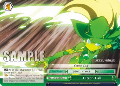 Citron Call AW/S18-E054 CC