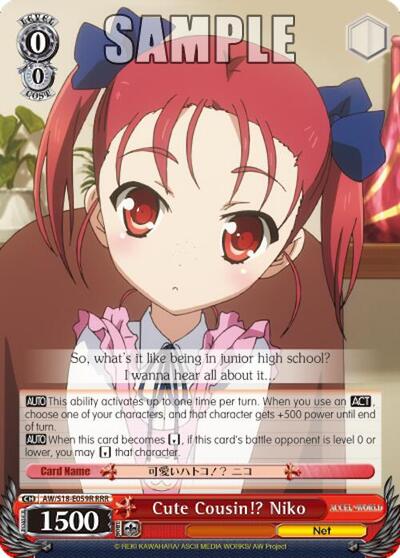 Cute Cousin!? Niko AW/S18-E059R RRR