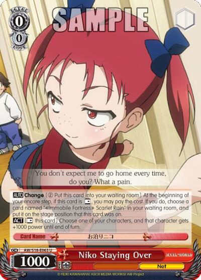 Niko Staying Over AW/S18-E063 U