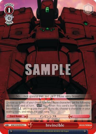 Invincible AW/S18-E076 U