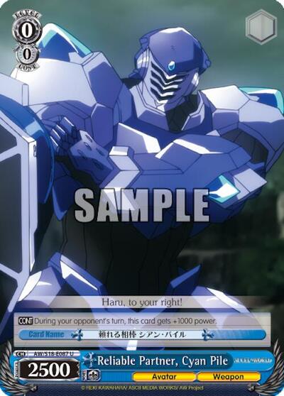 Reliable Partner, Cyan Pile AW/S18-E087 U