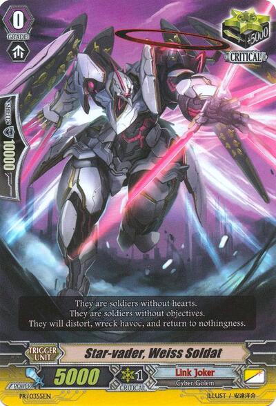 Star-vader, Weiss Soldat [G Format] PR/0355EN