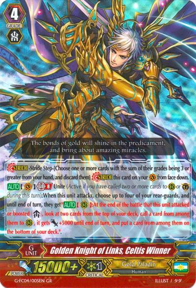 Golden Knight of Links, Celtis Winner [G Format] G-FC04/005EN