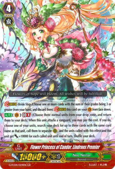 Flower Princess of Candor, Lindroos Premier [G Format] G-FC04/024EN