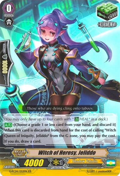 Witch of Heresy, Jeliddo [G Format] G-FC04/052EN