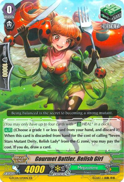 Gourmet Battler, Relish Girl [G Format] G-FC04/070EN