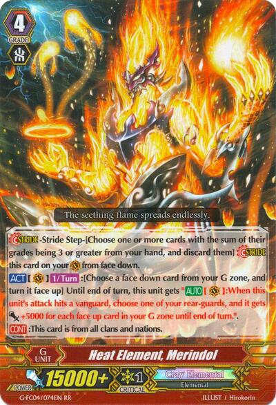 Heat Element, Merindol [G Format] G-FC04/074EN