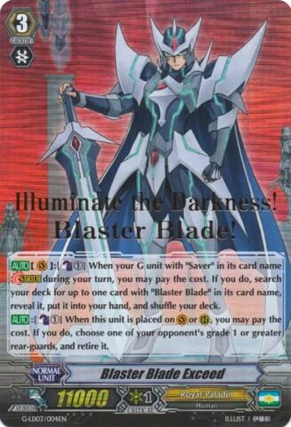 Blaster Blade Exceed [G Format] G-LD03/004EN