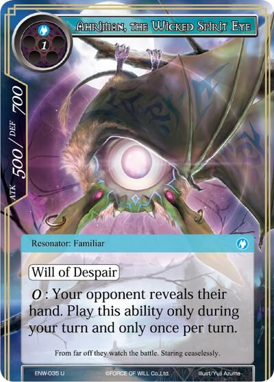 Ahriman, The Wicked Spirit Eye ENW-035