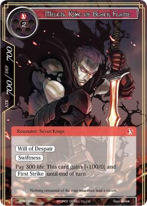 Melgis, King of Black Flame ENW-024