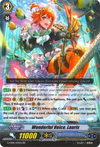 Wonderful Voice, Lauris [G Format] G-CB05/012EN