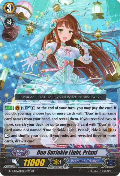 Duo Sprinkle Light, Priani [G Format] G-CB05/013EN W
