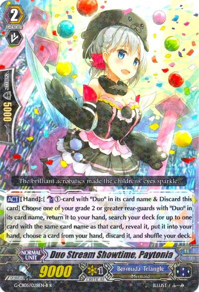 Duo Stream Showtime, Paytonia [G Format] G-CB05/028EN B