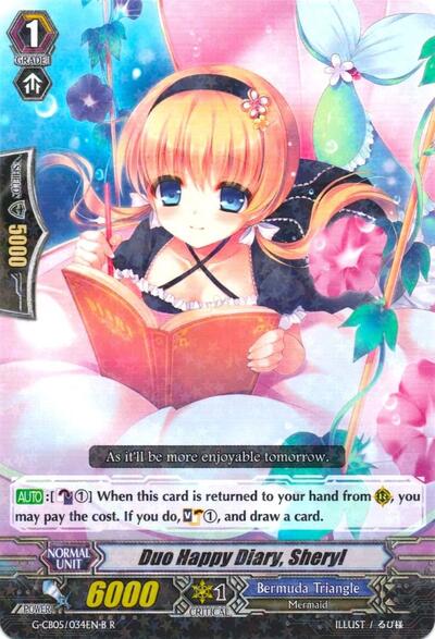 Duo Happy Diary, Sheryl [G Format] G-CB05/034EN B