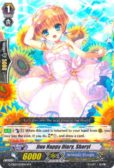 Duo Happy Diary, Sheryl [G Format] G-CB05/034EN W