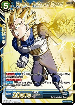 Vegeta, Prince of Speed 