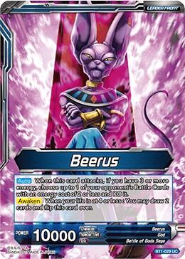 Beerus // Beerus, God of Destruction BT1-029