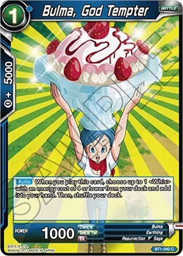 Bulma, God Tempter BT1-040