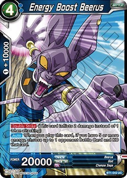 Energy Boost Beerus BT1-042