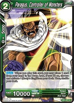 Paragus, Controller of Monsters BT1-077