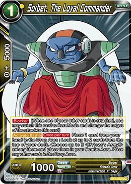 Sorbet, The Loyal Commander BT1-092