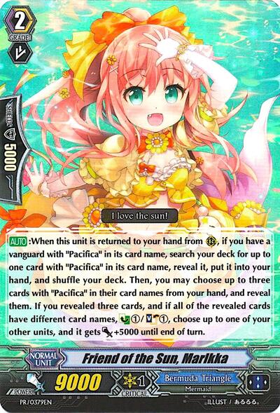Friend of the Sun, Marlkka [G Format] PR/0379EN