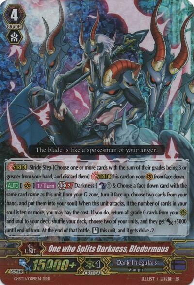 One who Splits Darkness, Bledermaus [G Format] G-BT11/009EN