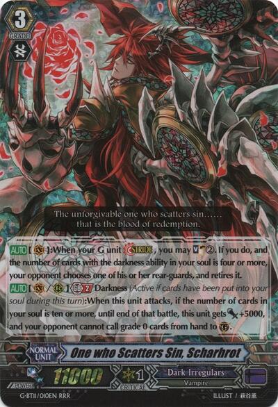 One who Scatters Sin, Scharhrot [G Format] G-BT11/010EN