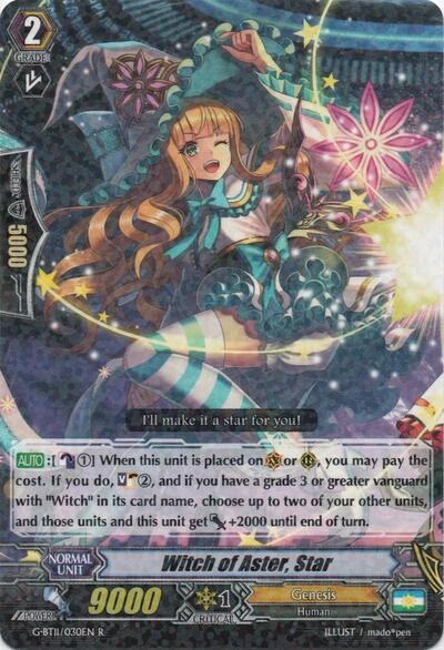 Witch of Aster, Star [G Format] G-BT11/030EN