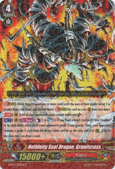 Helldeity Seal Dragon, Granitcross [G Format] G-BT11/032EN
