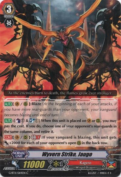 Wyvern Strike, Jaugo [G Format] G-BT11/064EN
