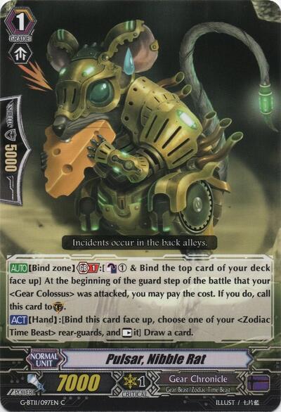 Pulsar, Nibble Rat [G Format] G-BT11/097EN