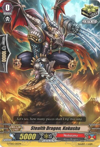 Stealth Dragon, Kokusha [G Format] G-TD13/015EN