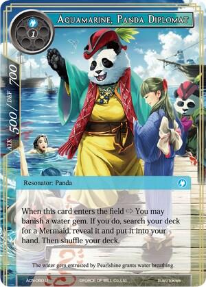 Aquamarine, Panda Diplomat 
