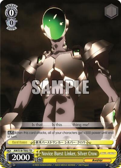 Novice Burst Linker, Silver Crow AW/S18-TE02 TD