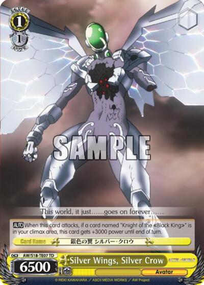 Silver Wings, Silver Crow AW/S18-TE07 TD