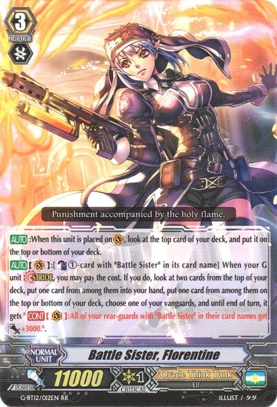 Battle Sister, Florentine [G Format] G-BT12/012EN