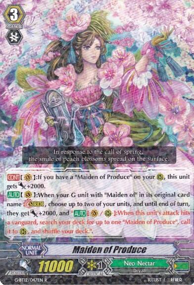 Maiden of Produce [G Format] G-BT12/047EN